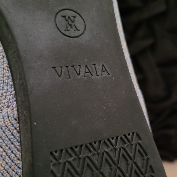 VIVAIA VIENNA 1.0 SANDY BLUE POINTED TOE V CUT FLATS - Picture 13 of 16